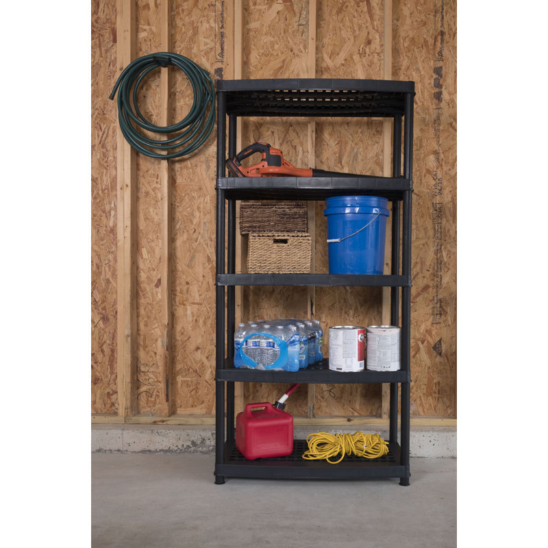 Keter Utility 72" H Five Shelf Shelving Rack Unit & Reviews Wayfair